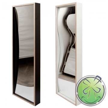 Miroir riant 120x40cm bouleau