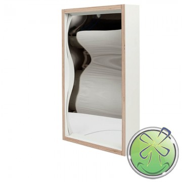 Miroir riant 60x38cm blanc